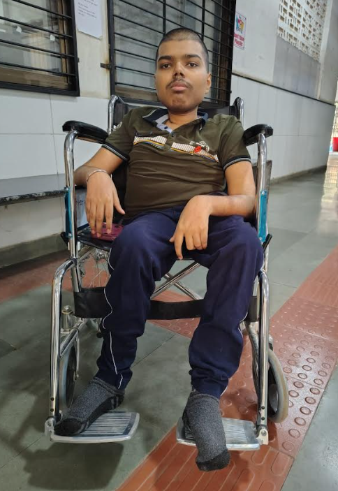 Accessible public space with ramp and wide entrance