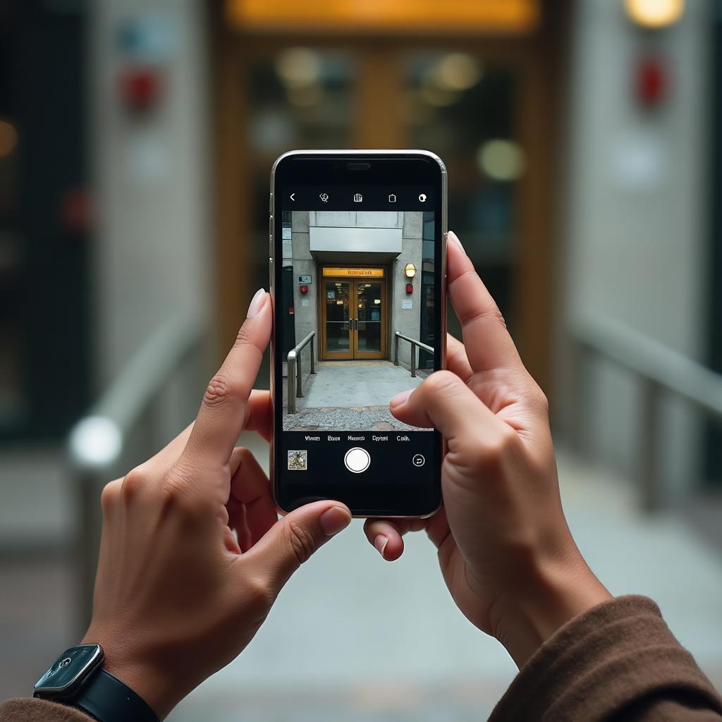Phone capturing accessibility data